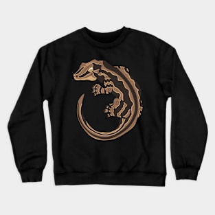 Striped Gargoyle Gecko Crewneck Sweatshirt